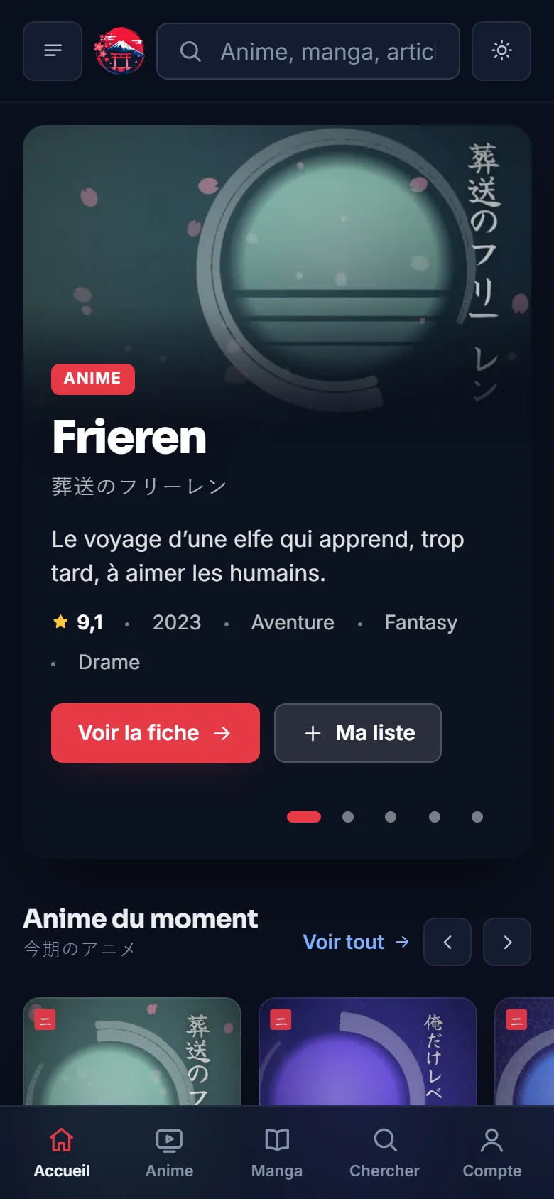 Nipponation sur téléphone