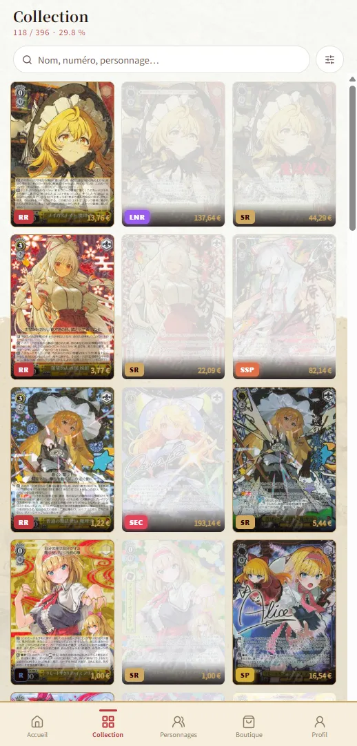 Tohou Project - Collections